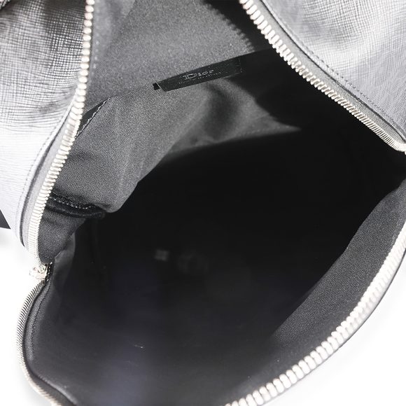 Dior Homme Black Coated Canvas Late Night Backpack - Picture 4 of 7